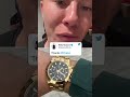 Molly got her Rolex from Drake ⌚
