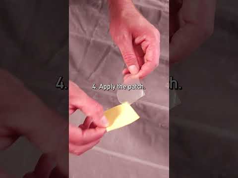 Repairing a Puncture on an Air Bed