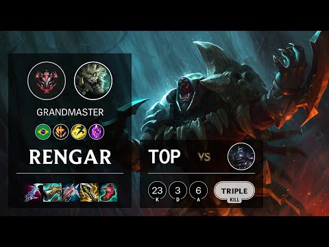 Rengar Top vs Shen - BR Grandmaster Patch 11.11
