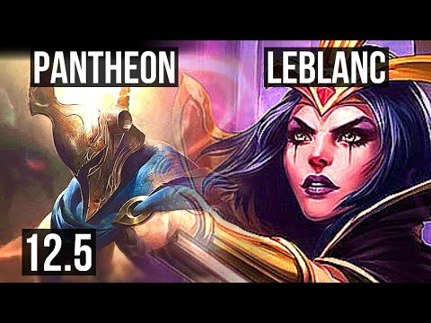 PANTH vs LEBLANC (MID) | 8 solo kills, 1.5M mastery, Dominating | BR Master | 12.5