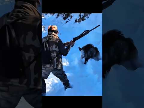 на меня напал дикий кабан #wildboar #hunting#chase #challenge  #cinghiale#chasse