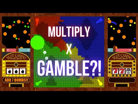 Multiply or Release x Slot Machine Gamble | Algodoo Marble Race