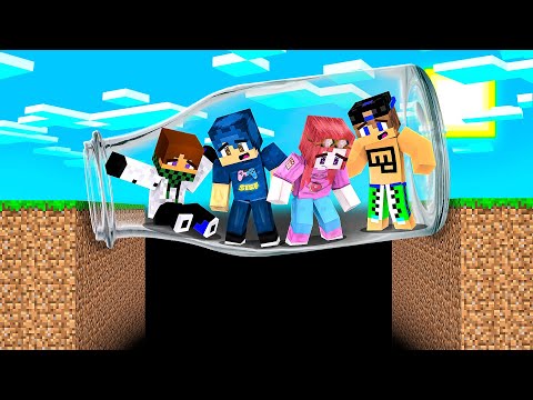 NON CADERE NEL VUOTO DI MINECRAFT! - *MONDO IN BOTTIGLIA*