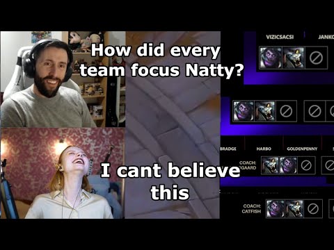 Casters react to NattyNatt being target banned 40 games in a row