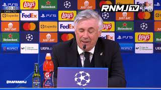 Rueda de prensa de ANCELOTTI post Real Madrid - Manchester City (04/05/2022)