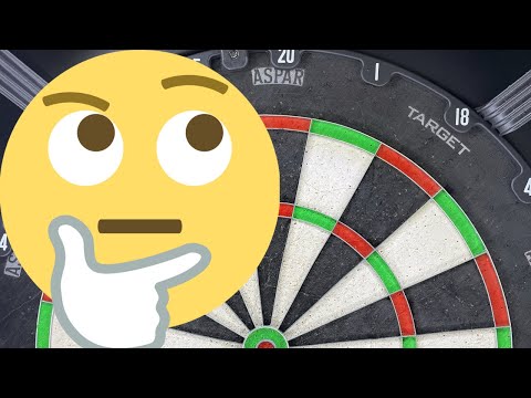 Dartboard Reparatur für Dummies incl. vorher | nachher Vergleich: DAS KANN JEDER