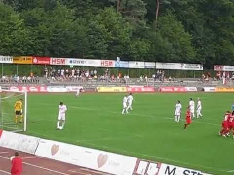 Südbadenpokal, 2.R.: SC Pfullendorf - Bahlinger SC 1:2 (1:2) am Di., 14.08.2012