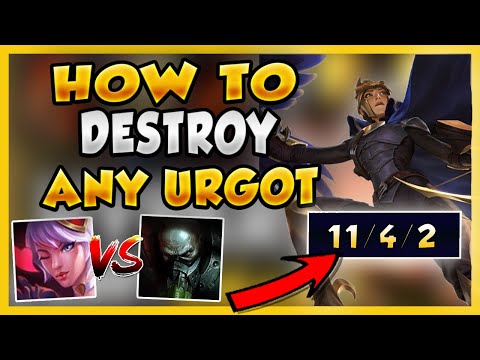 #1 QUINN WORLD HOW TO HARD STOMP ANY URGOT TOP (BATTLE OF THE RANGED TOPS) - League of Legends