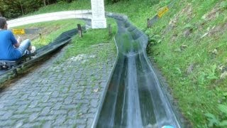 preview picture of video 'Sommerrodelbahn Crash am Wolfgangsee.MOV'