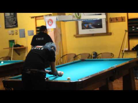 Maximiliano Ossandon v/s Alejandro Carvajal. Torneo Bola 8 San Carlos abril de 2015