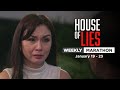 House Of Lies Weekly Marathon January 19 23 2026