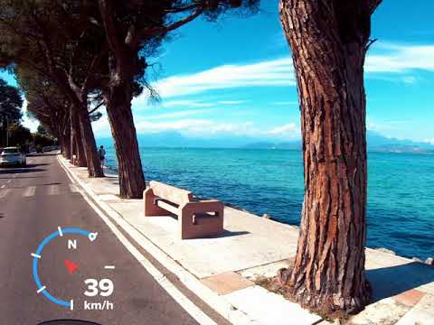 Lago Di Garda | Backdrop of Dolomites Mountain | Italy        #motorbike #roadtrip #travel