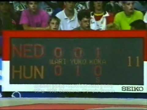Judo Olympics -95kg MEIJER T (NED) KOVÁCS Antal (HUN) 1992 Barcelona 柔道