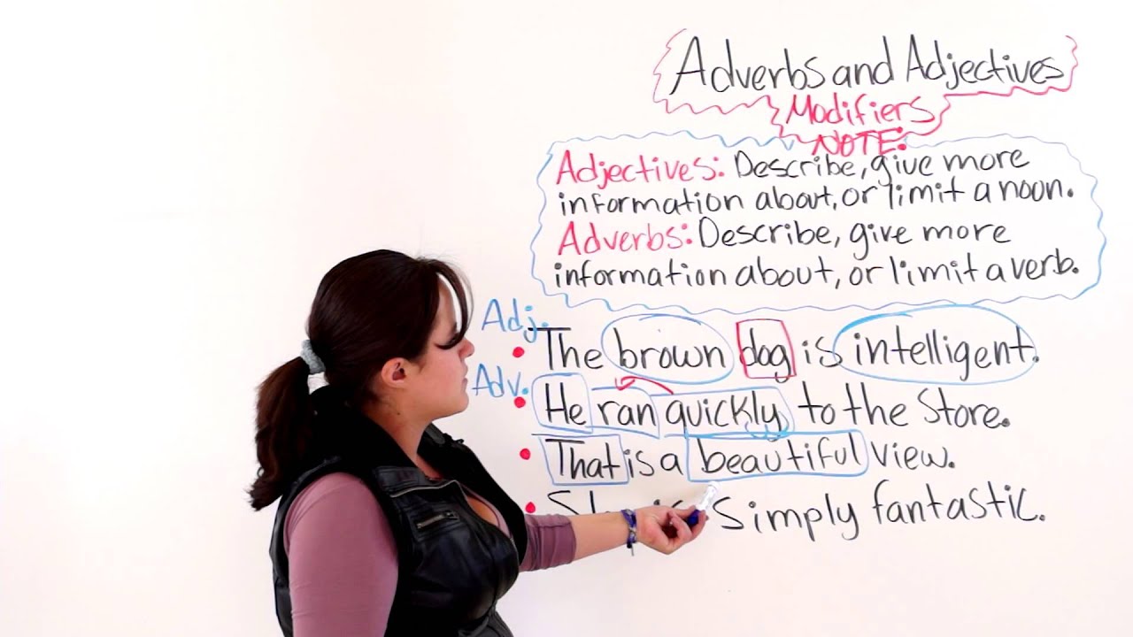 Adverbs And Adjectives As Modifiers