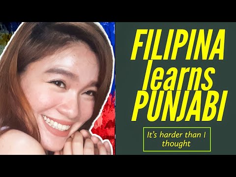 FILIPINA LEARNS Punjabi language | Did I say it right? | English-Filipino-Punjabi | Dianne G.