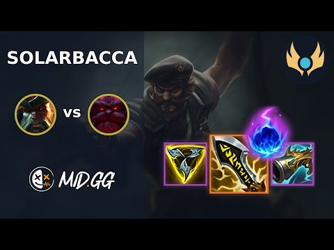 MID.GG: [ solarbacca ] Gangplank TOP vs Ornn | NA CHALLENGER | LOL Season 2025