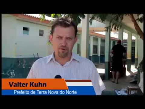 PREFEITO VALTER VISITA OBRAS DE REFORMA DA ESCOLA MUNICIPAL XANXERÊ (5ª AGROVILA).