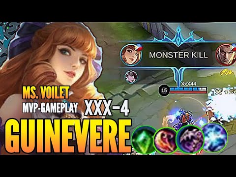 Ms.Violet-Guinevere Gameplay/xxx-4 Rank Game/Mobile Legends BangBang