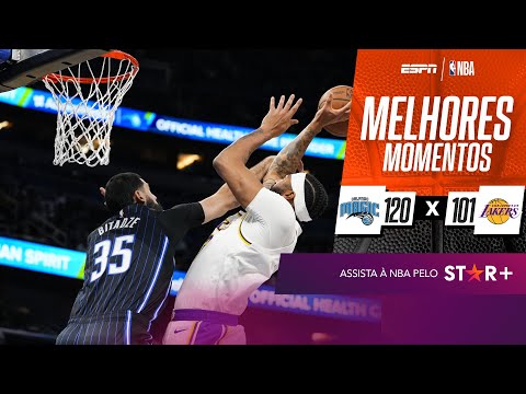 Banchero e Franz Wagner ofuscam LeBron e Davis e Magic atropela os Lakers na NBA | Melhores Momentos