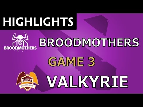 BrooDMotherS vs Valkyrie eSports Gaming [Game 3] ProDotA Cup by Azubu.tv - Dota Highlights