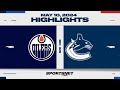 NHL Game 2 Highlights | Oilers vs. Canucks - May 10, 2024