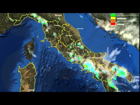 ANIMAZIONE RADAR ALLUVIONE GARGANO 6 SETTEMBRE 2014