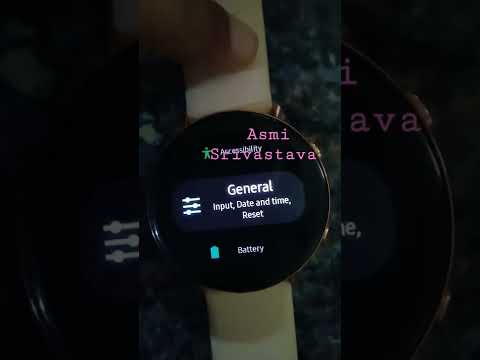 How to set or change time in Samsung smart watches