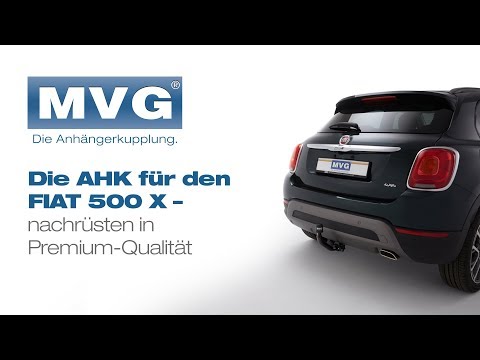FIAT 500 X: Die abnehmbare Anhängerkupplung zum Nachrüsten