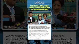 Resmi Jadi Kepala BGN! Nanik Pastikan Tidak Seenaknya Atur Anggaran MBG Tanpa Persetujuan Wakil