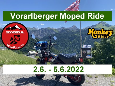 Vorarlberger Moped Ride (VMR) 2022 mit den Honda Miniriders (long version)