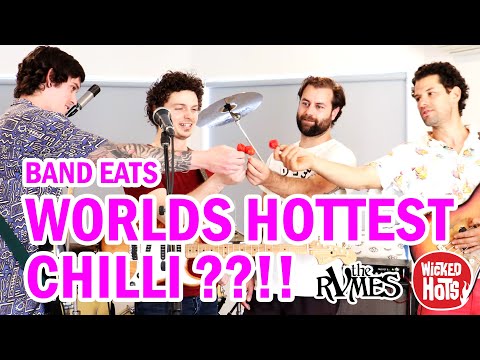 The RVMES eat the worlds hottest chilli and play SIMPLE THINGS