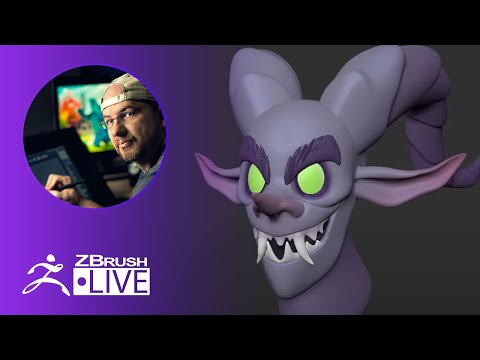 Sculpting a Stylized Krampus Character in ZBrush ! - Shane Olson - Part 1