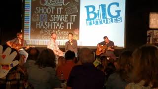 Travis Wood joins Justin Moore on stage to sing &quot;Rebel Kids&quot;