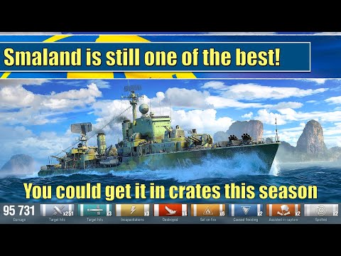 Smaland is still one of the best, you could get her this holiday season | World of Warships