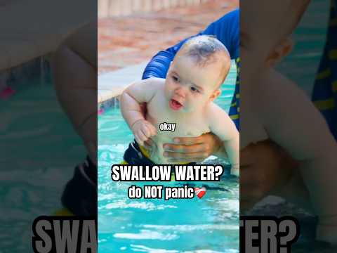 TEACHING MY NEWBORN TO SWIM