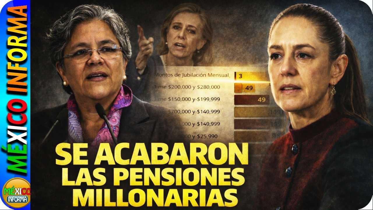 RAQUEL BUENROSTRO VENTILA LAS PENSIONES MILLONARIAS. GANABAN HASTA MAS DE 1 MILLÓN DE PESOS.