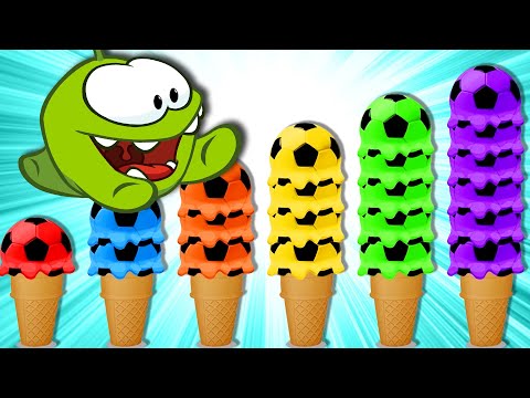 Learn Numbers With Colors| تعليم | الألوان والأرقام باللغة العربية | Learn Arabic With Om Nom