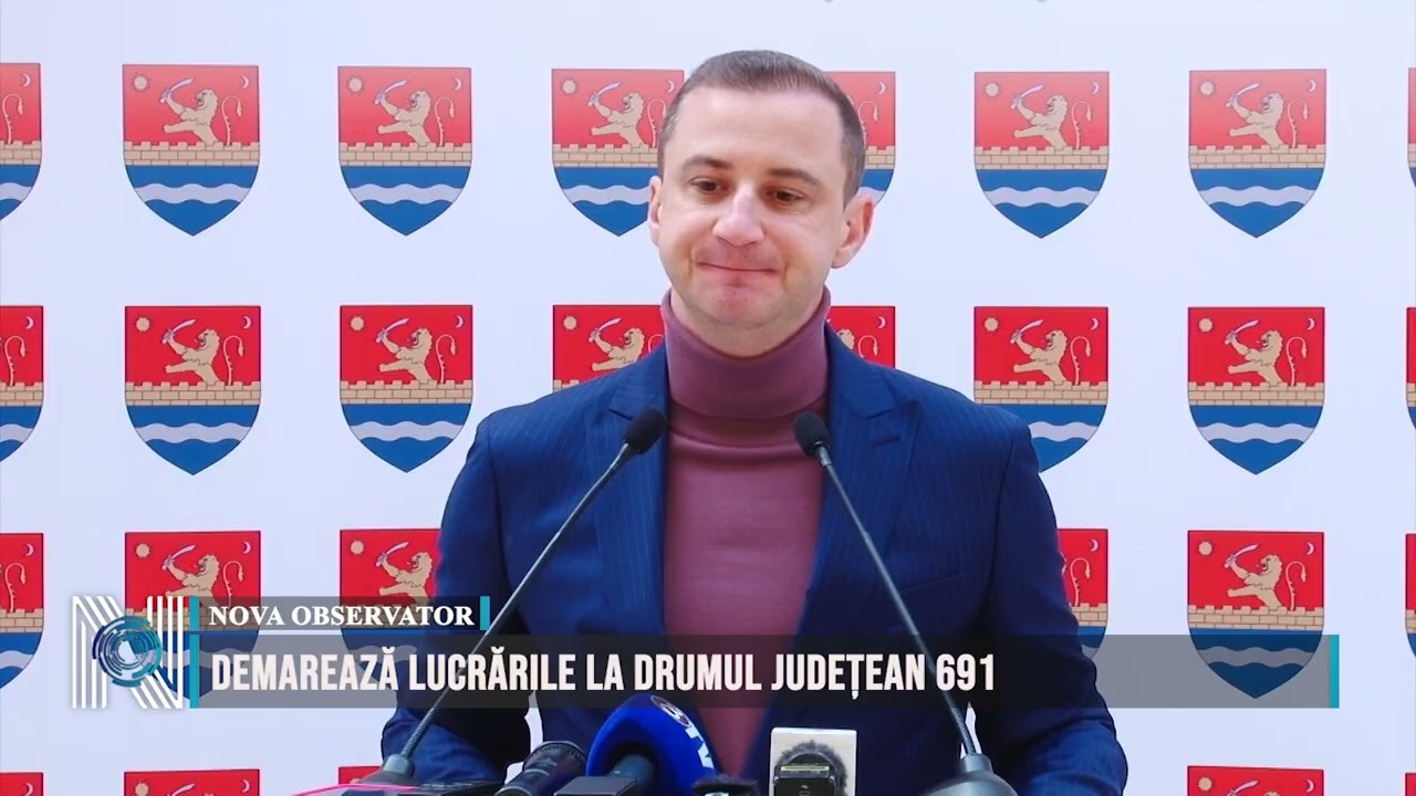 DEMAREAZĂ LUCRĂRILE LA DRUMUL JUDEȚEAN 691