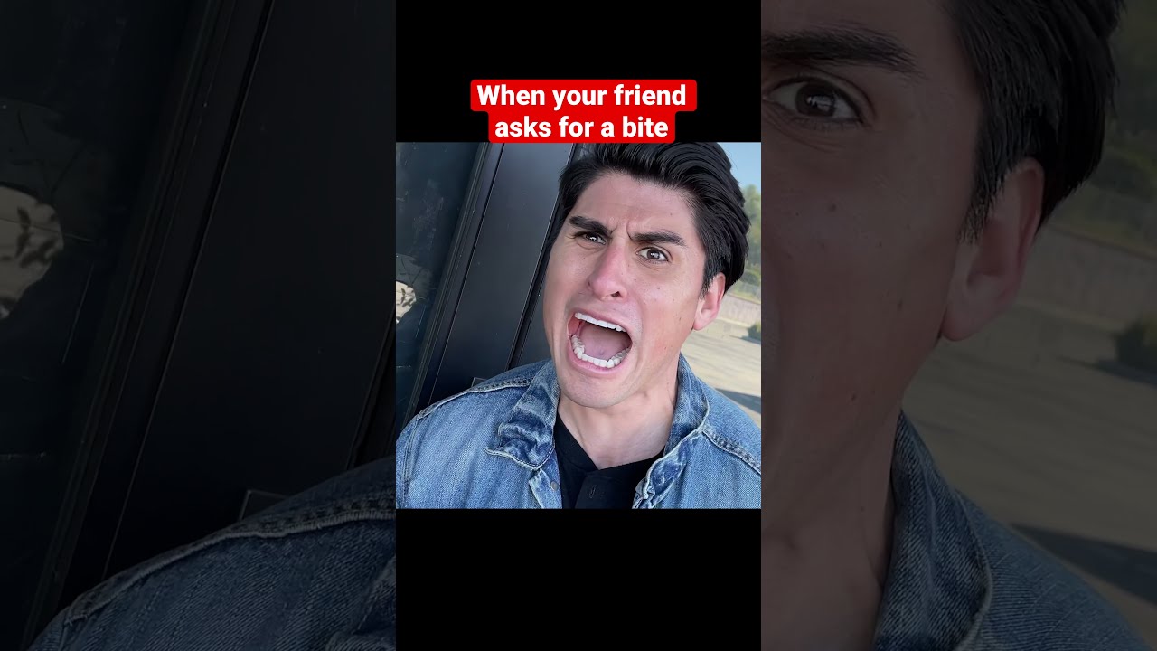 When your friend asks for a bite #shorts #shortsfeed #shortsvideo