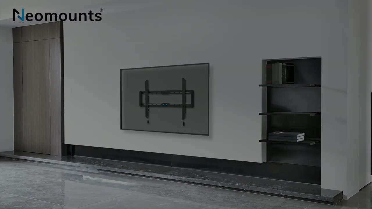 video explicativo del soporte de pared para TV Neomounts WL30-550BL16