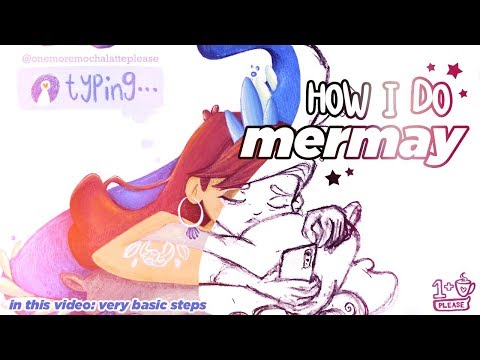 My Mermay Process 2019 ◆ Heartbroken Mermaid Speedpaint ◆ The Basic Steps