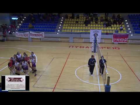 Βόλεϊ Final Four Κ20 νεανίδων: Μικρός τελικός  Π.Ε.Ψ.Α.Σ. Ρίβα - Α.Π.Σ. Ιωνικός