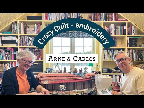 Crazy Quilt Embroidery Tutorial | Stitching Stories with ARNE & CARLOS
