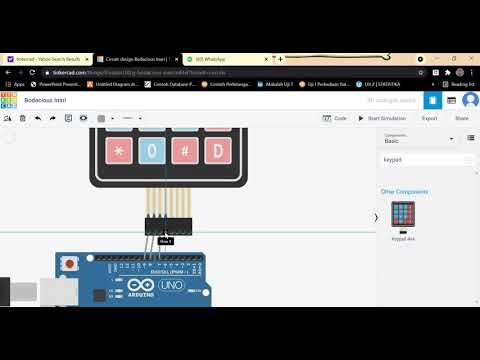 PENULISAN ANGKA / HURUF DENGAN KEYPAD DENGAN TAMPILAN DI LCD - TANIA ARGADINI 1915061015