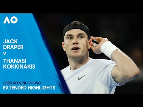 Jack Draper v Thanasi Kokkinakis Extended Highlights | Australian Open 2025 Second Round