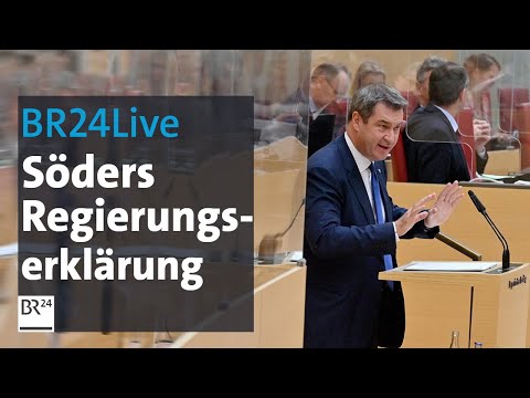 BR24Live | Landtag live: Söders Regierungserklärung