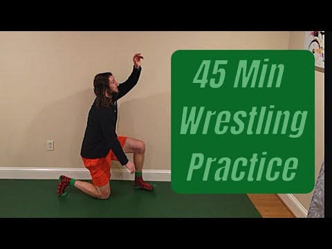 45 Min Wrestling Practice - At Home Wrestling Workout