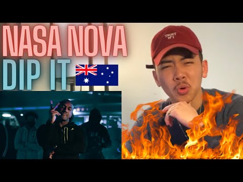 NASA NOVA - "DIP IT" (Official Music Video) AMERICAN REACTION! Australian Drill Rap Music 🇦🇺🔥