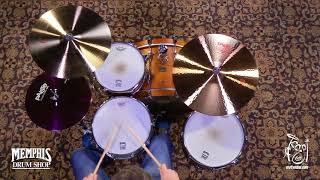 Video thumbnail for Paiste 15" Color Sound 900 Purple Heavy Hi Hat Cymbals - 1119/1539g (1943415-1060118F) by Memphis Drum Shop