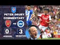 Peter Drury poetic😍commentary on Arsenal losing to Brighton 3-0🔥💯
